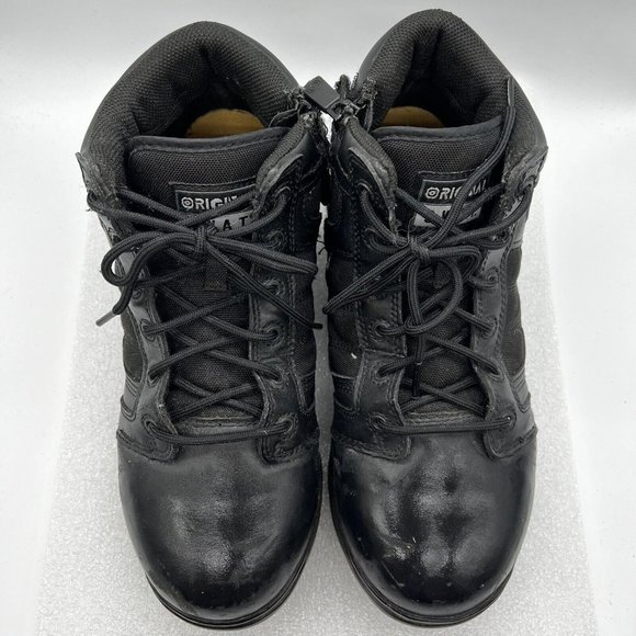 Original S.W.A.T. Men\'s Sz 8W Side Zip Tactical Boot Rubber Outsole main image 5